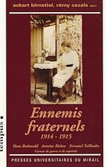 Télécharger le livre :  Ennemis fraternels (1914-1915)