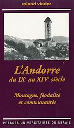Télécharger le livre :  L'Andorre du IXe au XIVe siècle