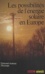 Télécharger le livre :  Les possibilités de l'énergie solaire en Europe