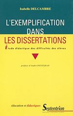 Télécharger le livre :  L'exemplification dans les dissertations