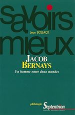 Télécharger le livre :  Jacob Bernays. Un homme entre deux mondes