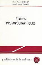 Download this eBook Études prosopographiques