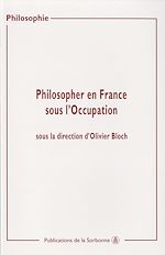 Download this eBook Philosopher en France sous l'Occupation
