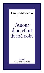 Download this eBook Autour d'un effort de mémoire
