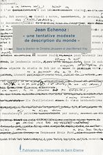 Télécharger le livre :  Jean Echenoz : « une tentative modeste de description du monde »