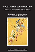 Télécharger le livre :  Vous avez dit contemporain ?