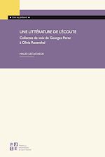 Télécharger le livre :  Une littérature de l'écoute