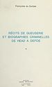 Télécharger le livre :  Récits de gueuserie et biographies criminelles de Head à Defoe