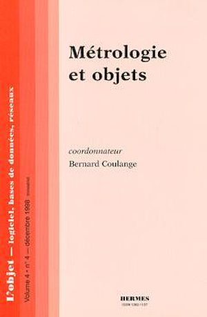 Download the eBook: Métrologie et objets (L'objet logiciels, bases de données, réseaux - Volume 4 n°4 décembre 1998)