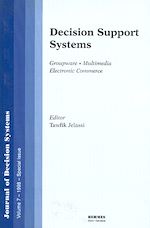 Télécharger le livre :  Decision support systems (JDS volume 7 1998) special issue