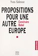 Télécharger le livre :  Propositions pour une autre Europe : construire Babel