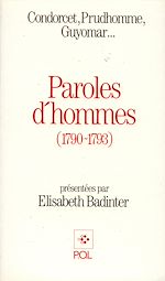 Download this eBook Paroles d'hommes (1790-1793)