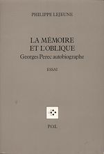 Download this eBook La Mémoire et l'Oblique
