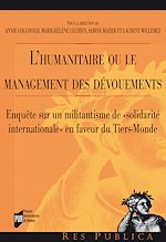 Télécharger le livre :  L'humanitaire ou le management des dévouements