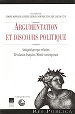 Télécharger le livre :  Argumentation et discours politique