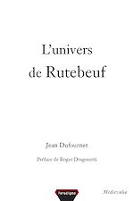 Télécharger le livre :  L'univers de Rutebeuf