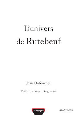Télécharger le livre :  L'univers de Rutebeuf