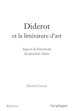 Télécharger le livre :  Diderot et la littérature d'art