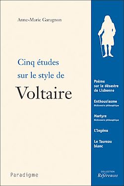 Télécharger le livre :  Cinq études sur le style de Voltaire