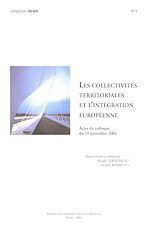 Télécharger le livre :  Les collectivités territoriales et l'intégration européenne