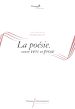 Télécharger le livre :  La poésie, entre vers et prose