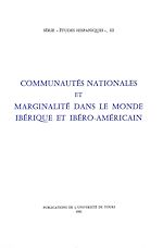 Télécharger le livre :  Communautés nationales et marginalité dans le monde ibérique et ibéro-américain