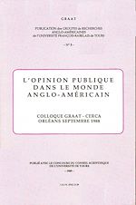 Download this eBook L'opinion publique dans le monde anglo-américain
