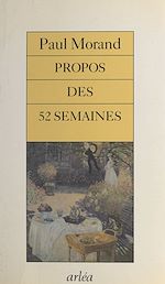 Télécharger le livre :  Propos des 52 semaines