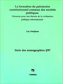 Télécharger le livre :  La formation du patrimoine constitutionnel commun des sociétés politiques