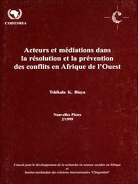 Télécharger le livre :  Acteurs et médiations dans la résolution et la prévention des conflits en Afrique de l'Ouest