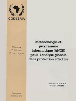 Télécharger le livre :  Méthodologie et programme informatique (ANGE) pour l'analyse globale de la protection effective