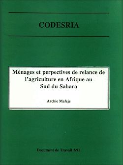 Télécharger le livre :  Ménages et perspectives de relance de l'agriculture en Afrique au sud du Sahara
