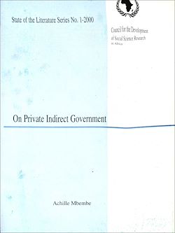 Télécharger le livre :  On private indirect government