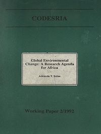 Télécharger le livre :  Global environmental change : A research agenda for Africa