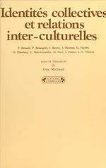 Télécharger le livre :  Identités collectives et relations interculturelles