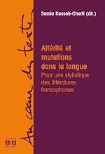 Télécharger le livre :  Altérité et mutations dans la langue