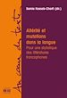 Télécharger le livre :  Altérité et mutations dans la langue