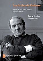 Download this eBook Les Styles de Deleuze