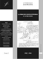 Télécharger le livre :  L'Intégrale Jean Ricardou, tome 2