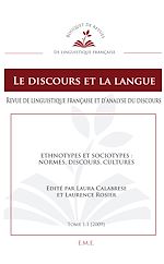 Télécharger le livre :  Ethnotypes et Sociotypes : normes, discours, cultures