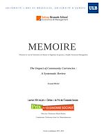 Télécharger le livre :  The Impact of Community Currencies : A Systematic Review