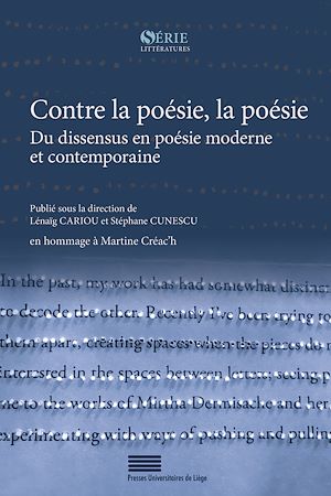 Téléchargez le livre :  Contre la poésie, la poésie