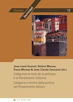 Télécharger le livre :  Catégories et mots de la politique à la Renaissance italienne - Categorie e termini della politica nel Rinascimento italiano