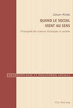 Télécharger le livre :  Quand le social vient au sens