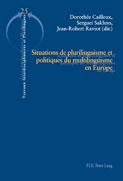 Télécharger le livre :  Situations de plurilinguisme et politiques du multilinguisme en Europe