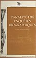 Télécharger le livre :  L'Analyse des enquêtes biographiques à l'aide du logiciel STATA