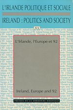 Télécharger le livre :  L'Irlande, l'Europe et 1992 / Ireland, Europe and 92