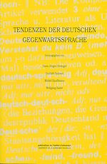 Télécharger le livre :  Tendenzen der deutschen Gegenwartssprache