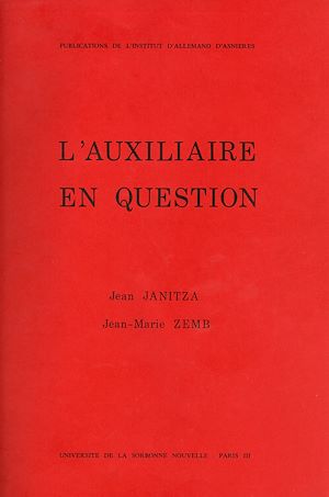 Téléchargez le livre :  L'Auxiliaire en question