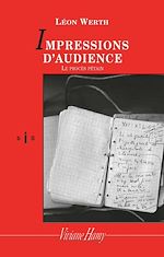 Télécharger le livre :  Impressions d'audiences : le procès Pétain